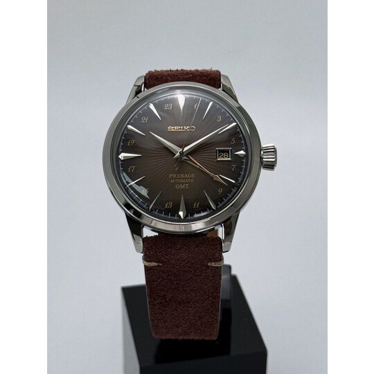 Custom Seiko Mod • Brown Rose Gold Cocktail Presage • 40.5mm